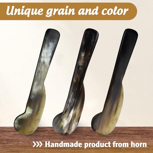 Elegant Handcrafted Horn Butter Knife Spreader - Versatile Kitchen Tool