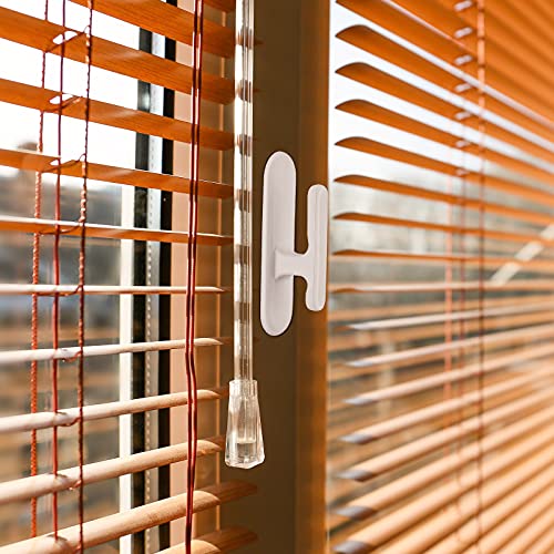 8 Pcs Adhesive Blind Cord Hooks for Window Shades & Blinds, Easy Installation