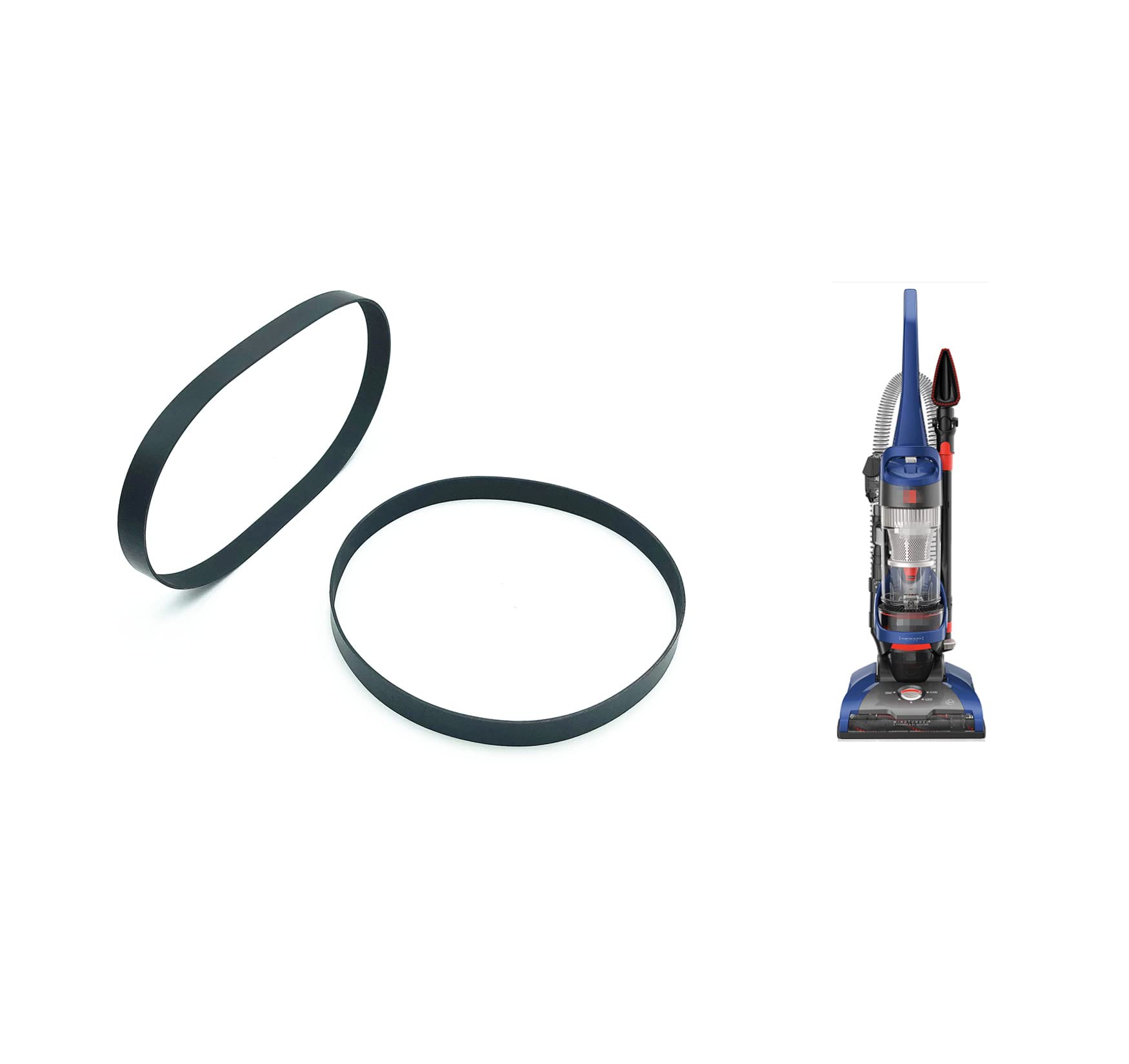 Part 562289001,Replacement Belts for Hoover Whole House Rewind Pet Vacuum,Fits Models UH75250，UH71250,UH71251,(Pack of 2)