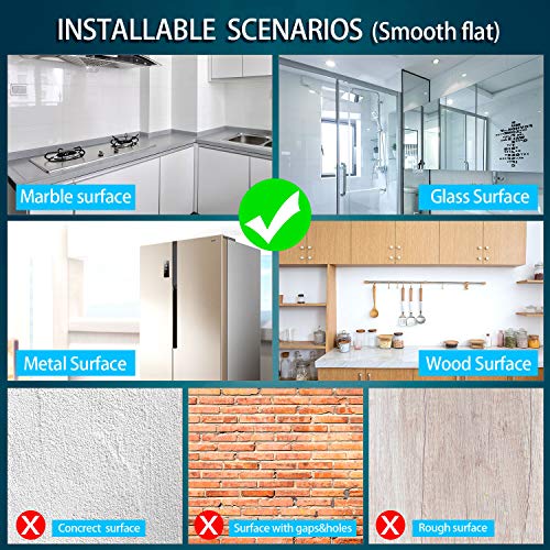 Awpeye 40-Pack Clear Suction Cup Hooks - 1.8" Heavy Duty PVC Wall Hooks
