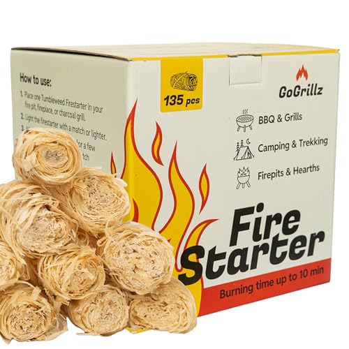70pcs Fire Starter ? Pine Wool & Natural Wax for Quick, Eco-Friendly Ignition of Grills, Fireplaces, Fire Pits & BBQs