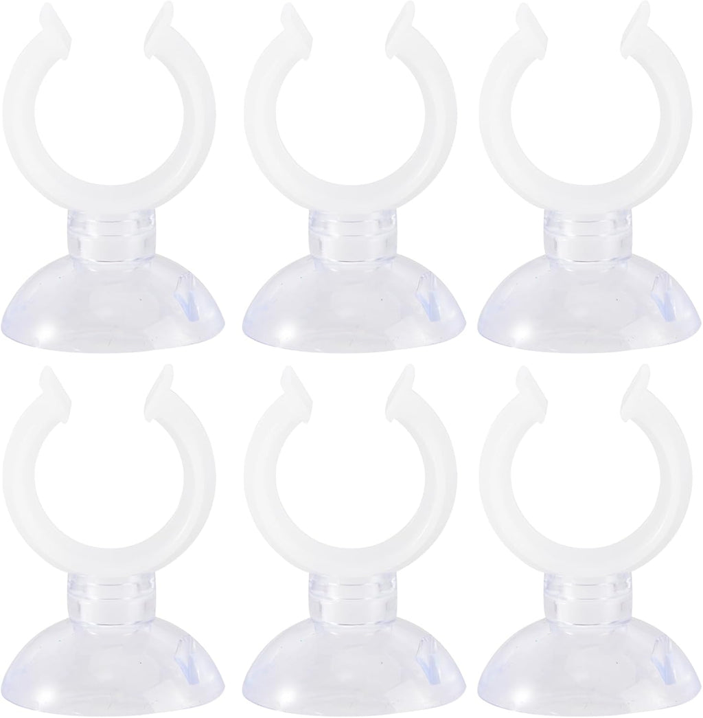 Minkissy 6pcs Christmas Candle Holders - Suction Cup Window Holders for Festive Home Decor (20mm)