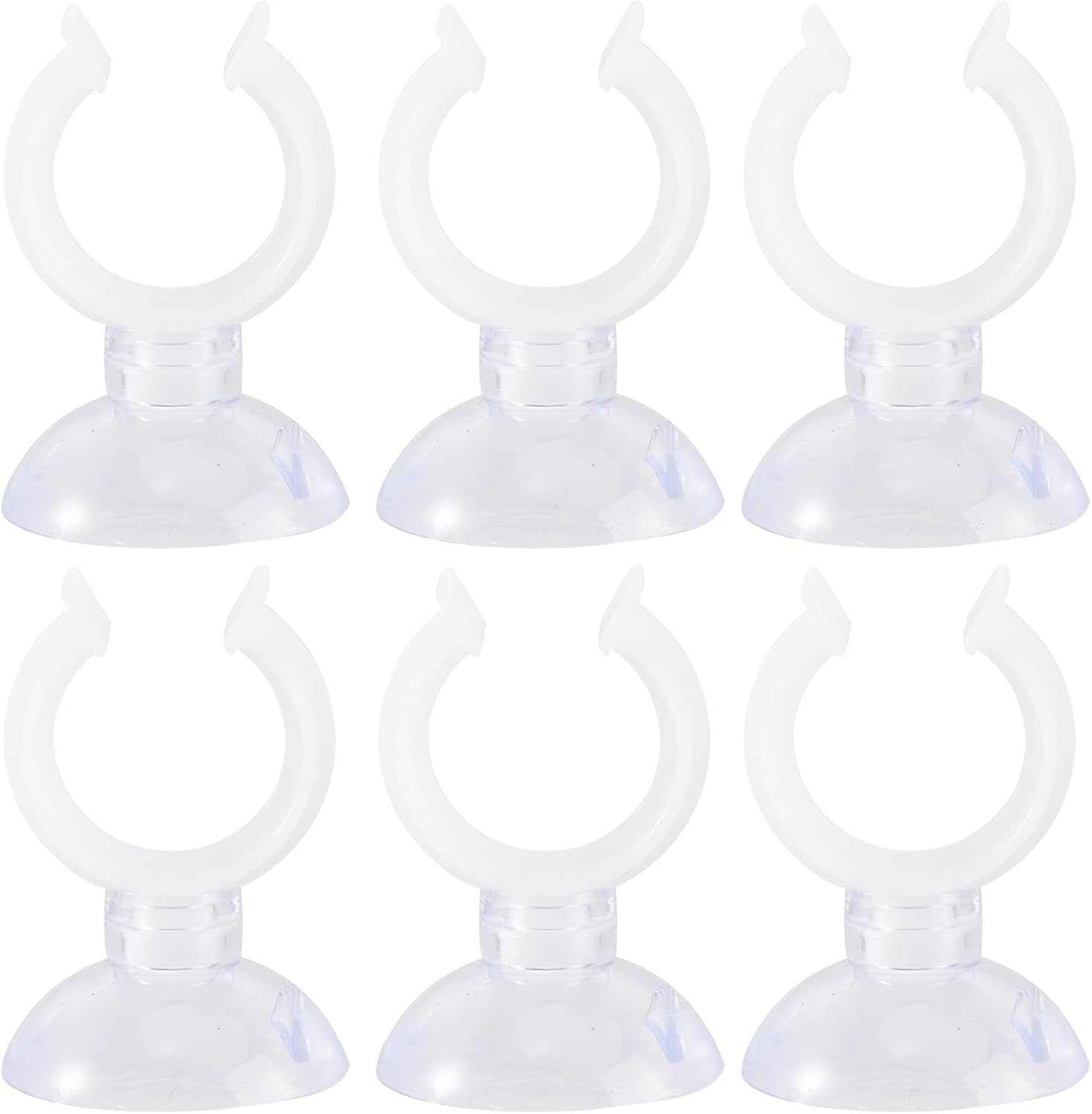Minkissy 6pcs Christmas Candle Holders - Suction Cup Window Holders for Festive Home Decor (20mm)