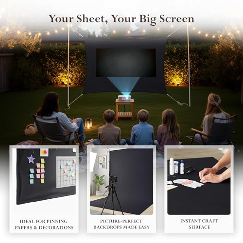 Twin Size Flat Sheet Pack of 6 - Ultra Soft Black Sheets