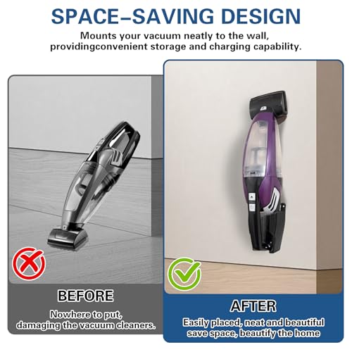 Wall Mount for Bissell Pet Hair Eraser Handheld Vacuum (2390, 2390A, 2284W)