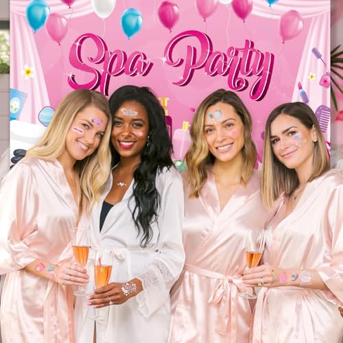 Konsait Kids Spa Temporary Tattoos for Girls Slumber Party Favors 99 Pcs