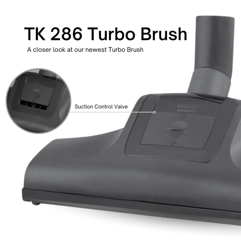 Wessel-Werk TK286 Air-Driven Central Vacuum Powerhead — Fits Vacuflo, Beam, Nutone & Vacumaid and more