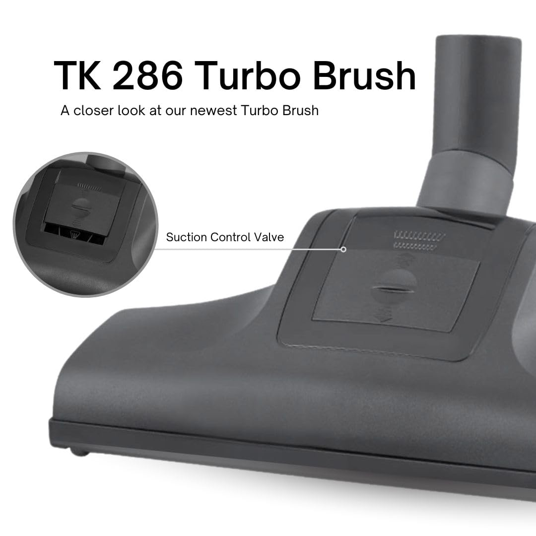 Wessel-Werk TK286 Air-Driven Central Vacuum Powerhead — Fits Vacuflo, Beam, Nutone & Vacumaid and more