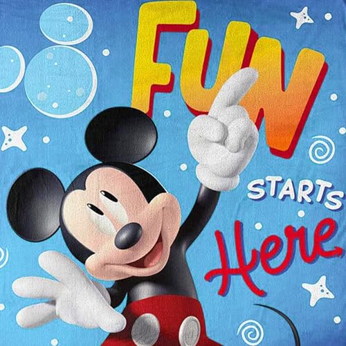 Northwest Mickey Mouse Silk Touch Throw Blanket, 46" x 60", Fun with Mickey