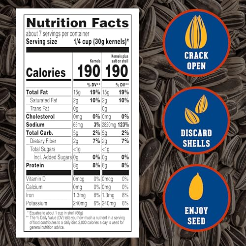 DAVID Original Jumbo Sunflower Seeds - 16 oz Roasted & Salted