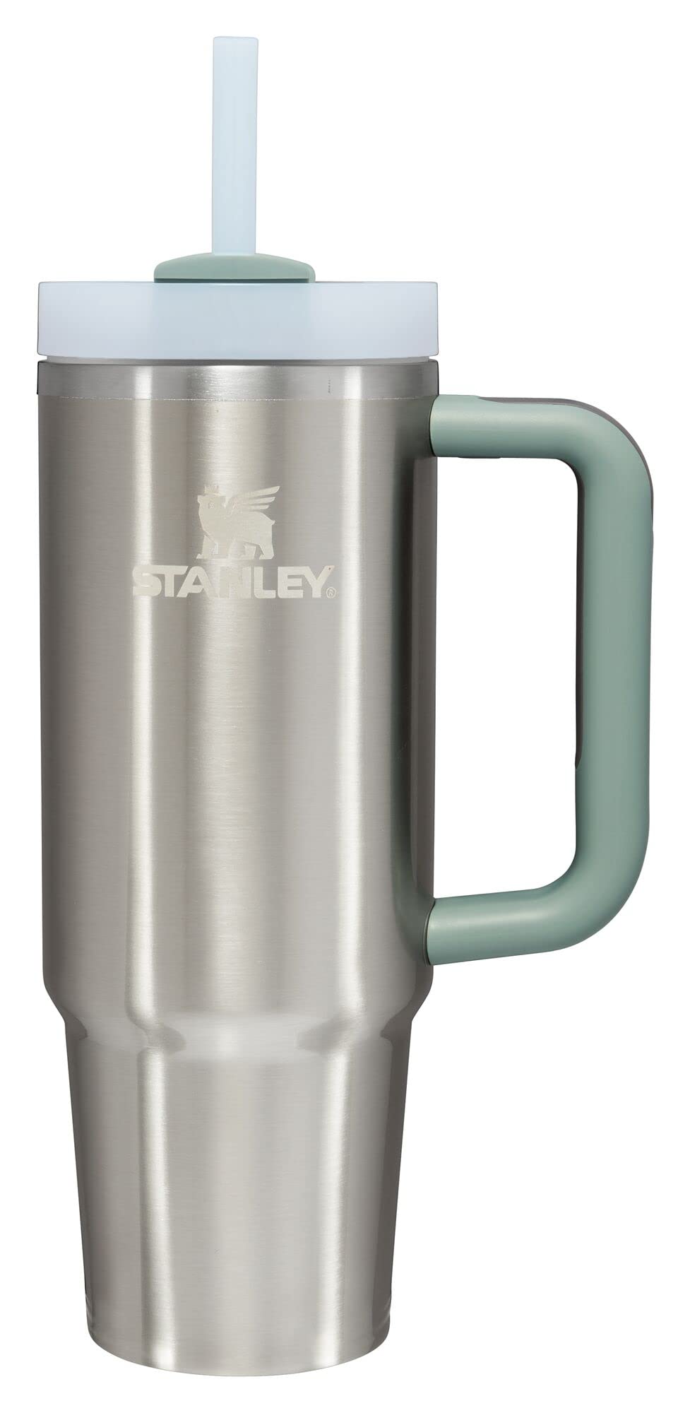 STANLEY Quencher H2.0 Tumbler with Handle and Straw 30 oz | Flowstate 3-Position Lid | Cup Holder Compatible for Travel | Insulated Stainless Steel Cup | BPA-Free | Stainless Steel Shale