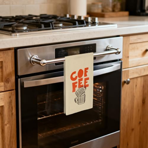 Funny Coffee Kitchen Dish Towels 16x24 Inch - Vintage Tea Towels