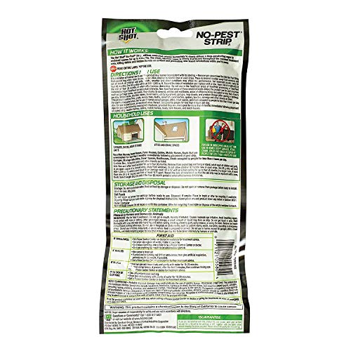 Hot Shot No-Pest Strip - Kills Flying & Crawling Insects, 2.29 oz