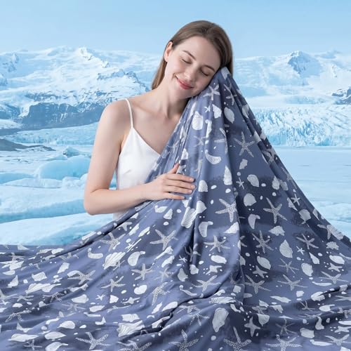 DreLunis Twin Size Cooling Blanket 60"x90" - Dual-Sided for Summer