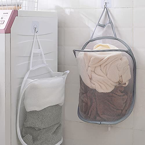 Classic Mesh Collapsible Wall Laundry Basket - 15.35" x 12.2"