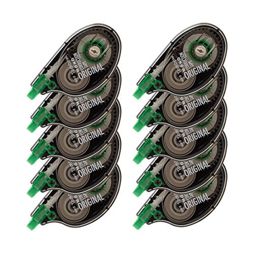 Tombow MONO Original Correction Tape, 10-Pack - Easy Applicator
