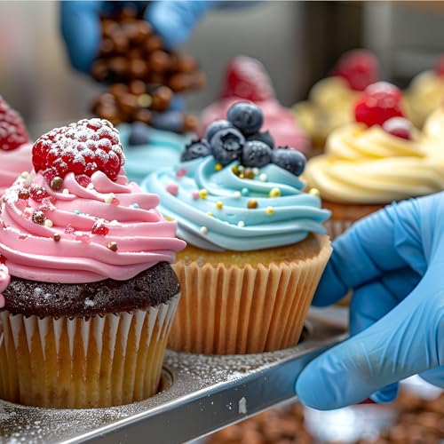 Caperci Natural Parchment Mini Cupcake Liners - 400pcs Non-Stick