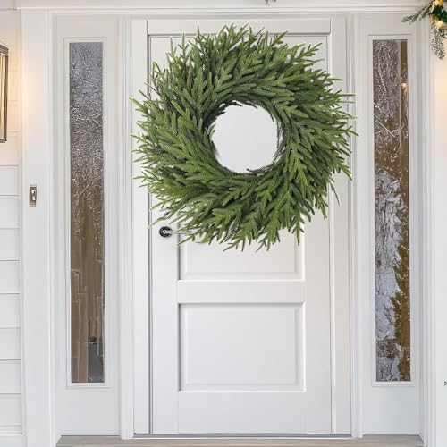 26-Inch Artificial Christmas Wreath for Front Door and Indoor Decor