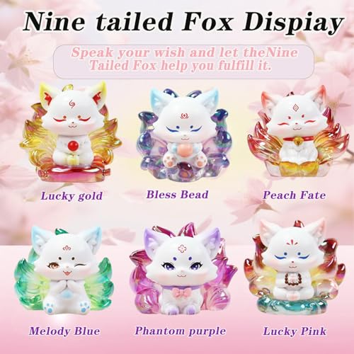 YLUFAYI Nine Tailed Fox Series Blind Box Action Figure - Single Collectible Toy