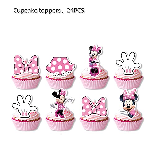 24PCS Cake Toppers Set – Decorative Birthday Cupcake Decorations