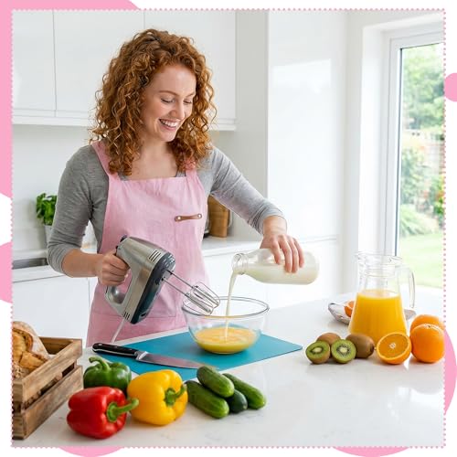 Adjustable Cross Back Apron for Women with Pockets - Kitchen Chef Apron