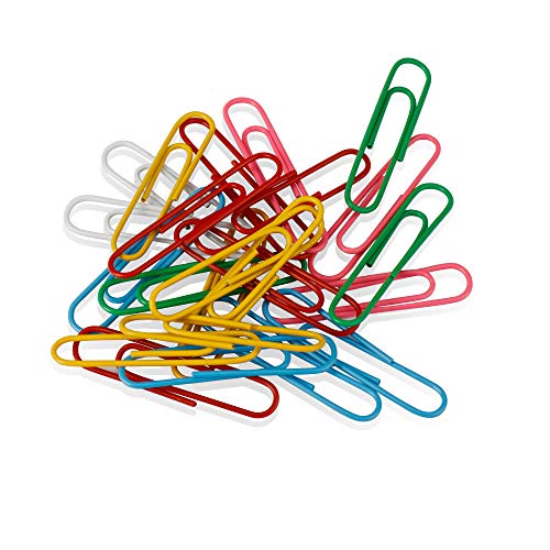 Awsaccy Magnetic Paper Clip Holder - Black Desk Organizer with 160 Clips
