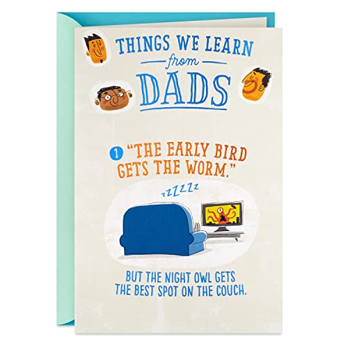 Funny Father's Day Card for Dad - Hilarious Lessons from Dads