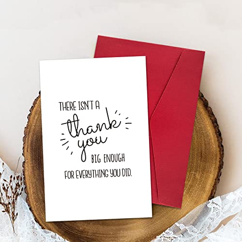 Ogeby Funny Thank You Card for Men & Women - Cute Greeting Card