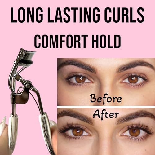 ALAZCO Professional Eyelash Curler Set - 2 Pack Marble Style Handle