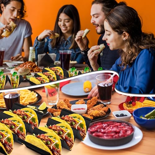 Baderke Taco Holder Stand Set of 6 - BPA Free, Dishwasher Safe