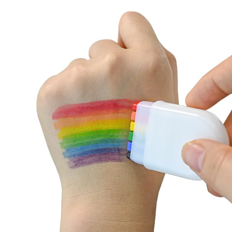 Rainbow Face and Body Paint Stick - Pride Flag Color Makeup Marker