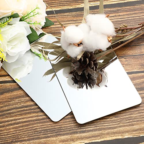 Blulu 2 Pcs Magnetic Locker Mirror - 4 x 5.8 Inches
