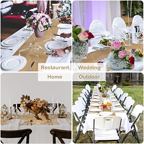 12 x 72 Inch Jute Table Runner - Rustic Burlap Wedding & Farmhouse Decor