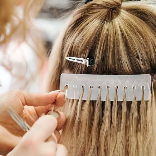 JazSwirl 25 Pack Hair Extension Heat Shield Guards for Fusion K-Tip Bonds