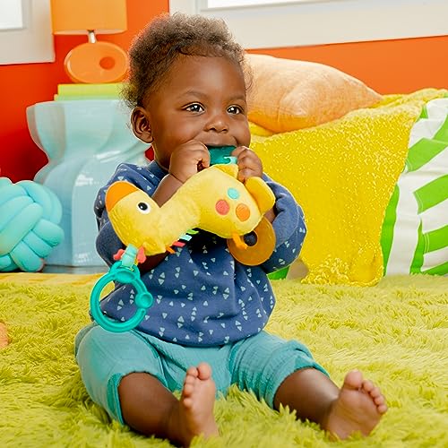 Bright Starts Safari Soother Rattle & Teether Toy - Giraffe (Pack of 2)