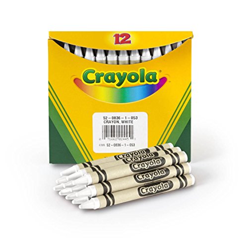 Crayola White Crayons - 12 Count Bulk Refill for Art Supplies
