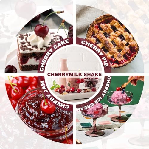 Black Cherry Pitter Tool - 7-In-1 Cherry Seed Remover for Kitchen