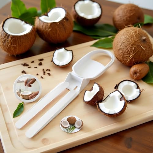 YuanHolumid Coconut Opener & Meat Scraper Set - 2 Pcs
