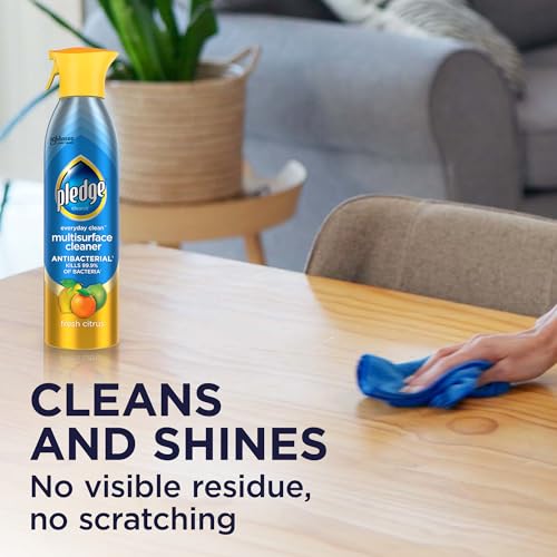 Pledge Antibacterial Multisurface Cleaner Spray - 9.7oz Citrus Scent