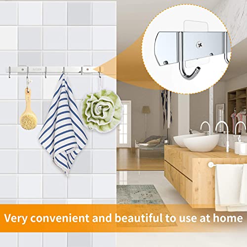 8-Pack Self-Adhesive Screws - No-Trace Wall Mounting Kit