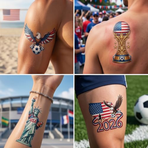 Elomy Sport Temporary Tattoos 200+ Party Favors Stickers