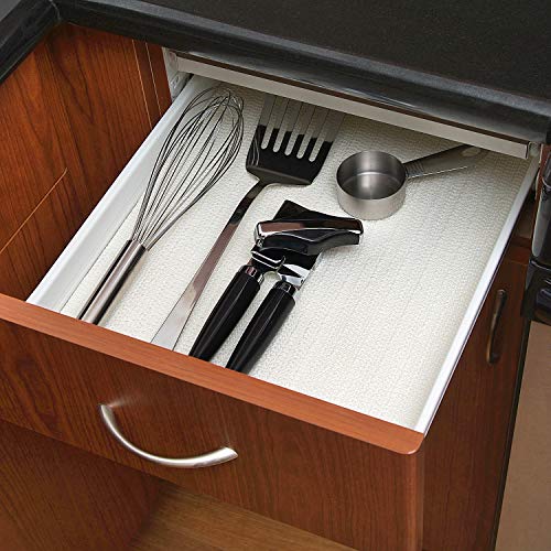 Con-Tact Non-Adhesive Shelf & Drawer Liner, 12" x 5', White