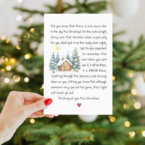 Sympathy Christmas Card for Loss of Loved One | Goroar