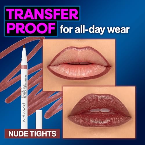 wet n wild Perfect Pout Lip Liner Stain - Nude Tights