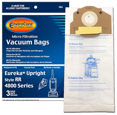 EnviroCare Micro Filtration Vacuum Bags for Eureka RR Upright 3-Pack