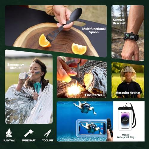 Survival Kit Advent Calendar for Men 2026 - Outdoor Emergency Gear Set