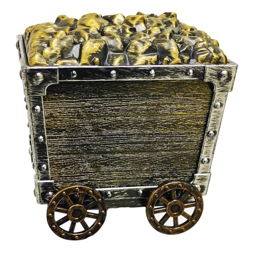 Vintage Mine Train Treasure Chest Toy for Kids - Pretend Play