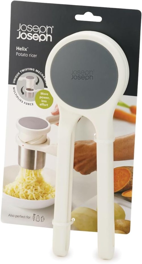 Joseph Joseph Helix Potato Ricer - Ergonomic Twist-Action Masher for Perfect Mashed Potatoes & Purees