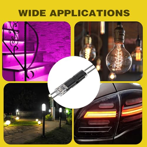40 Pcs Double Wire Plug-in Connectors for LED Light Strips