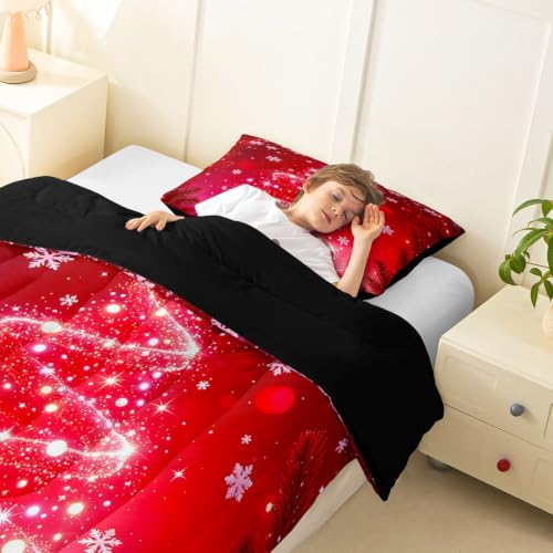 Kids Christmas Tree Comforter Set Full Size - Multi 8038 - Feelyou